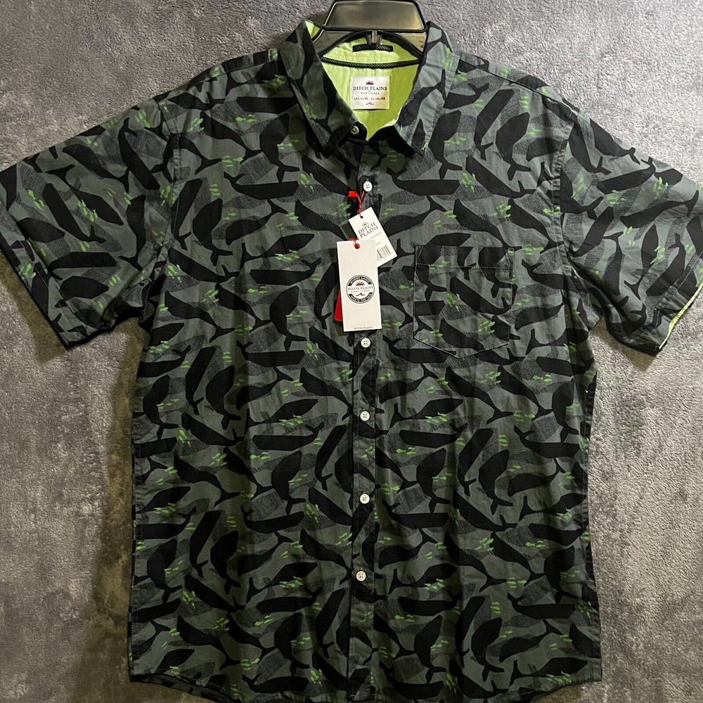 ditch plains mens dress shirt size xl